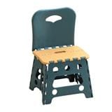 COSSY PLUS FOLDING STOOL WITH BACK REST CP-SQ002 BLUE