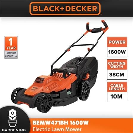 LAWN MOWER 32CM 1200W B&D BEMW451BH