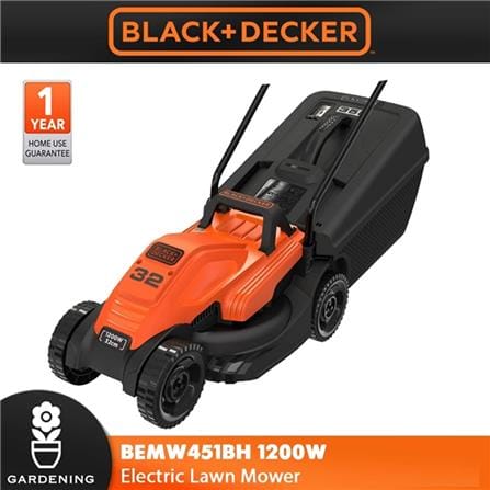 LAWN MOWER 32CM 1200W B&D BEMW451BH