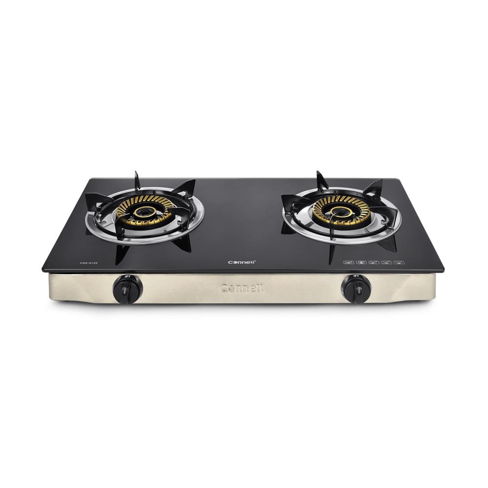 CORNELL GLASS TOP GAS COOKER CGS-G122 2BURNERS 4.1KW