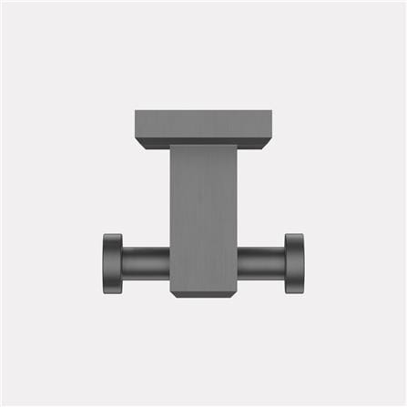 AMERICAN STANDARD CONCEPT SQUARE ROBE HOOK FFAS0481-908AL0BF0 BRUSHED HARD GRAPHITE