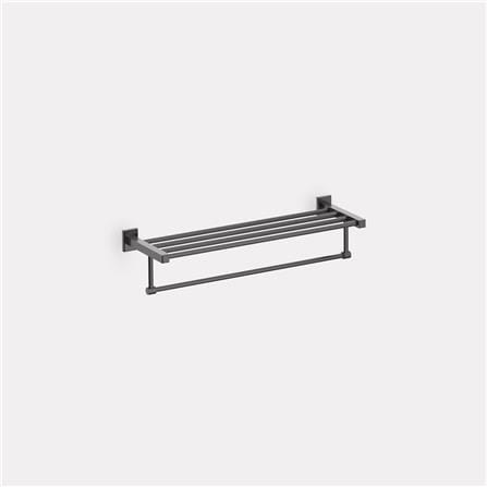 AMERICAN STANDARD CONCEPT SQUARE TOWEL BAR WITH SHELF FFAS0495-908A00BF0 HARD GRAPHITE
