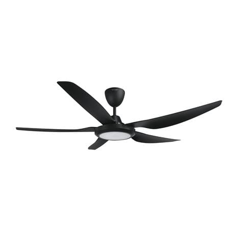SHARP CEILING FAN PJC116SLDBK LED 56-INCH 5-BLADE BLACK