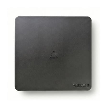 SELAMAT 10A 250V 1 GANG BELL SWITCH MQ5101J-BELL-BLACK