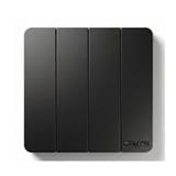 SELAMAT 10AX 250V 4 GANG 1 WAY SWITCH MQ5104J(1W) BLACK