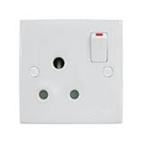 SELAMAT 15A 250V 1 GANG SWITCH SOCKET MS151L WHITE