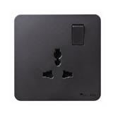 SELAMAT 13A 250V 1 GANG UNIVERSAL SWITCH SOCKET MQ5131UJ-BLACK