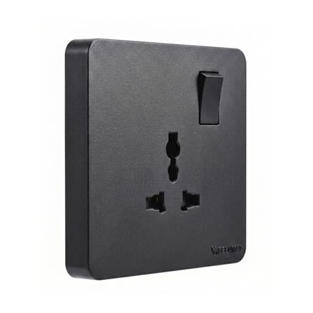 SELAMAT 13A 250V 1 GANG UNIVERSAL SWITCH SOCKET MQ5131UJ-BLACK