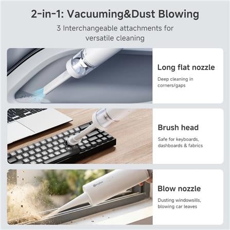 SIMPLUS HANDHELD VACUUM XCQH018WH00 50W 0.15L RUNTIME 25MINUTES