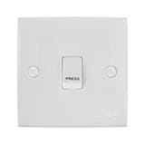 SELAMAT 10A  250V 1 GANG BELL SWITCH MS101L-BELL WHITE