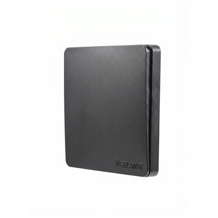 SELAMAT 10AX 250V 1 GANG 1 WAY SWITCH MQ5101J(1W) BLACK