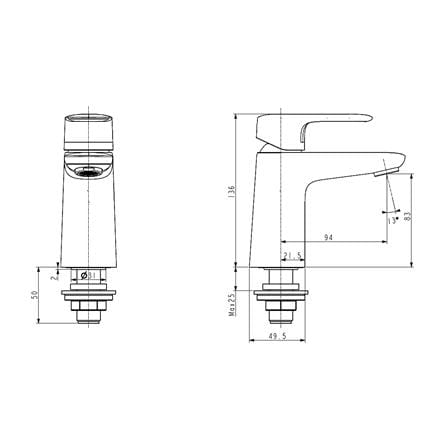AMERICAN STANDARD LOVEN BASIN FAUCET FFAS1M06-101500BF0 CHROME