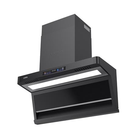 LIVINOX CHIMNEY HOOD LCH-MARIS DC-90FB 90CM BLACK 2200M3/H DC MOTOR & I-SYNC FUNCTION