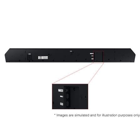 SAMSUNG HW-Q600H/XM Q-SERIES SOUNDBAR 3.1.2 CHANNEL WIRELESS SUBWOOFER
