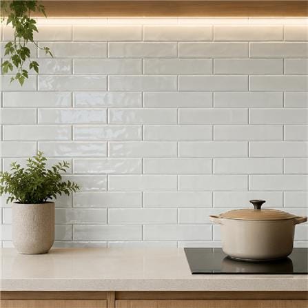 GNG WALL TILE 7.5X30CM ORIENTAL SPANISH WHITE 1.12M2