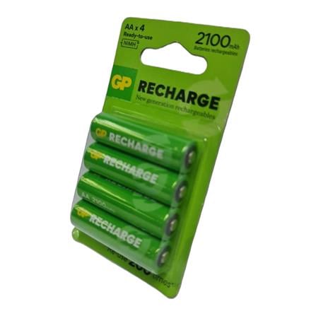 GP RECHARGEABLE BATTERY 2100mAh AA 4S