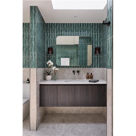 GNG WALL TILE 7.5X30CM ORIENTAL SPANISH EMERALD GREEN 1.12M2