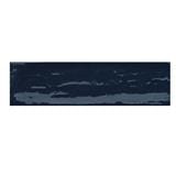 GNG WALL TILE 6.5X26.6CM WAVE SURFACE DARK NAVY GLOSSY 1.00M2