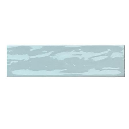 GNG WALL TILE 6.5X26.6CM WAVE SURFACE MINT GLOSSY 1.00M2