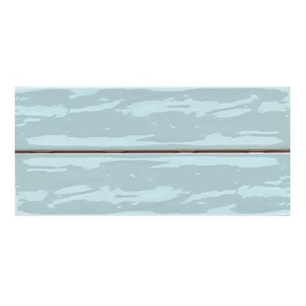 GNG WALL TILE 6.5X26.6CM WAVE SURFACE MINT GLOSSY 1.00M2