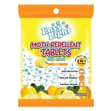 EASY LIGHT MOTH REPELLET TABLETS 180G - LEMON