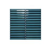 GNG MOSAIC 29.6x29.9CM KITKAT TILE RAKU GREEN
