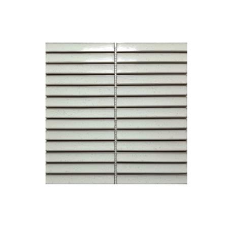 GNG MOSAIC 29.6x29.9CM KITKAT TILE GLAZED CREAMY