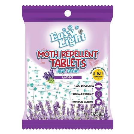 EASY LIGHT MOTH REPELLET TABLETS 180G - LAVENDER