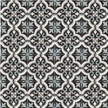 GNG FLOOR TILE 20x20CM ART DECORATIVE BLUE GREY 1.2M2