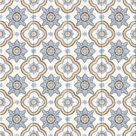 GNG FLOOR TILE 20X20CM ART DECORATIVE BLUE BEIGE 1.2M2