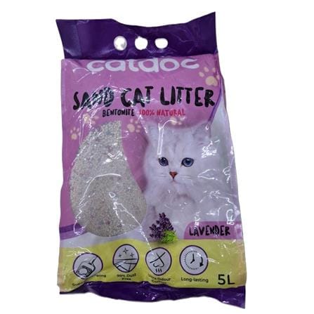 CATDOC SAND CAT LITTER 5L - LAVENDER