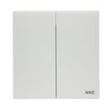 16A 250V 2 GANG 1 WAY SWITCH 3021 WHITE NNE