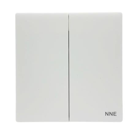16A 250V 2 GANG 1 WAY SWITCH 3021 WHITE NNE