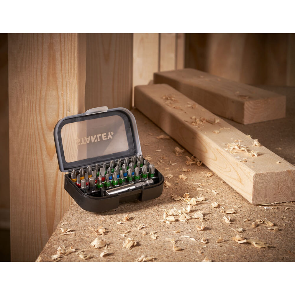 SCREWDRIVER BIT SET STANLEY STA60490-XJ 31PCS