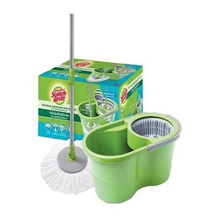 SCOTCH BRITE NT7 DUAL SPIN MOP GREEN