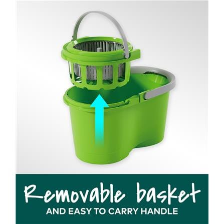 SCOTCH BRITE NT7 DUAL SPIN MOP GREEN