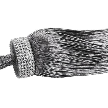 HOME LIVING STYLE TASSEL LUXURY GRAY