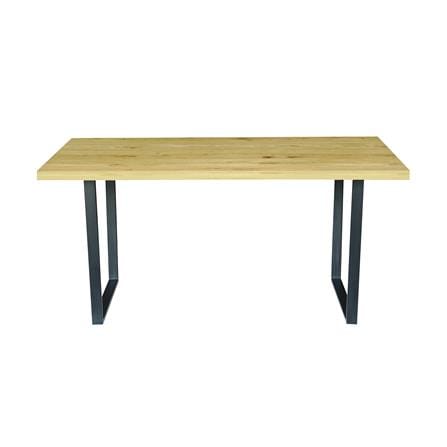 DINING TABLE FURDINI HARVEST 160CM NATURAL/BLACK