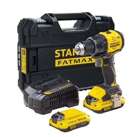 STANLEY CORDLESS 20V BRUSHLESS DRILL DRIVER SBD714D2T-B1 (2x 2.0Ah Batteries included)