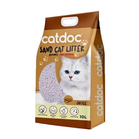 CATDOC SAND CAT LITTER 10L - COFFEE