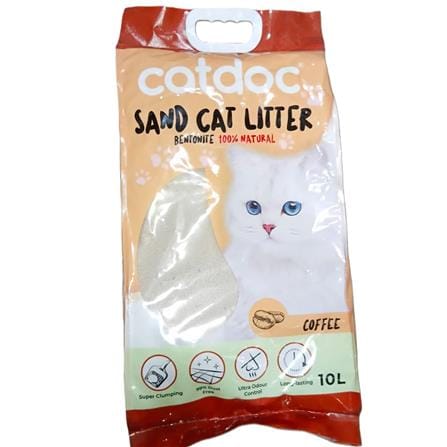 CATDOC SAND CAT LITTER 10L - COFFEE
