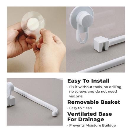 ECO LIVING ADHESIVE WALL MOUNTED ECO-54