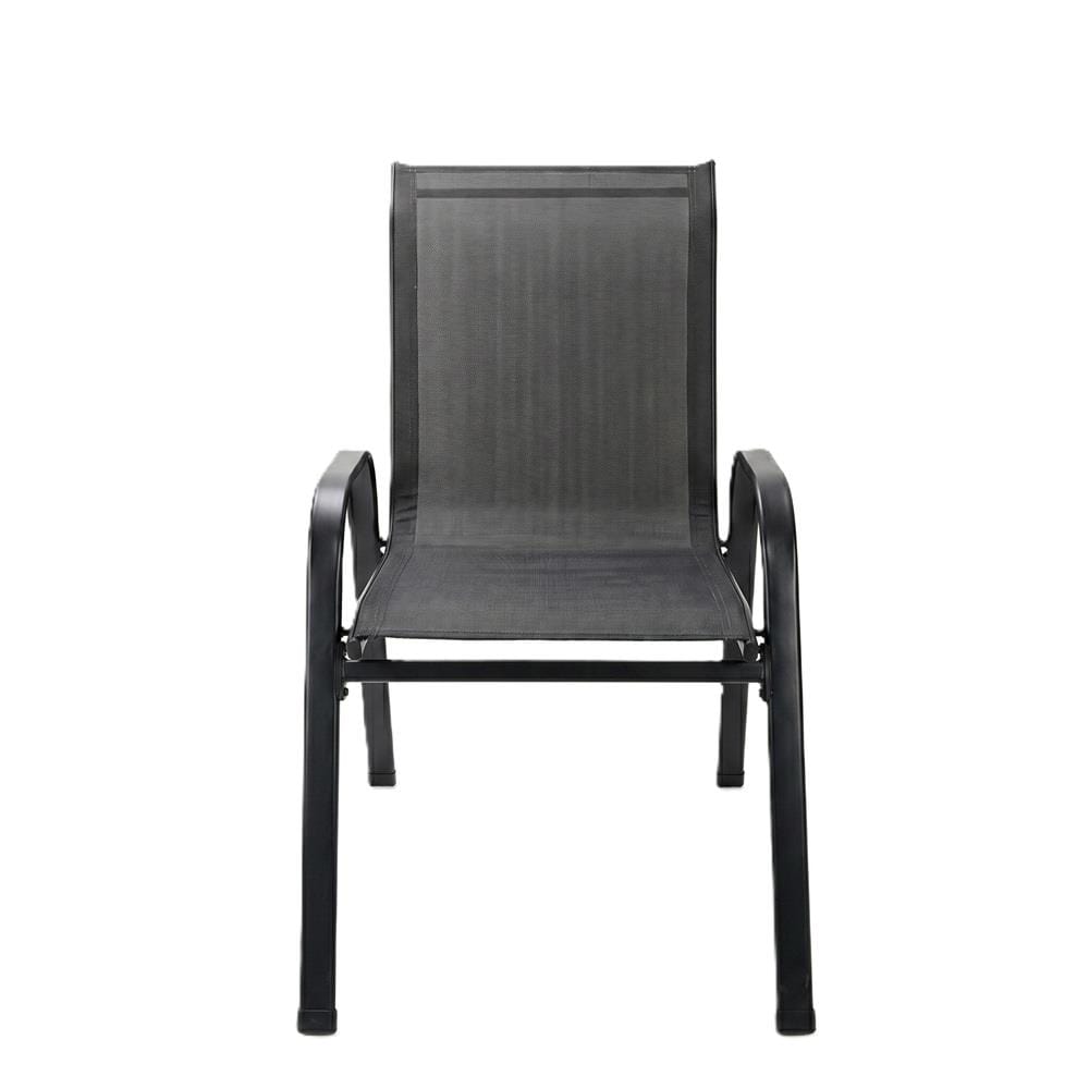 OKR MESH PATIO CHAIR BLACK (2 CHAIR/1EA)