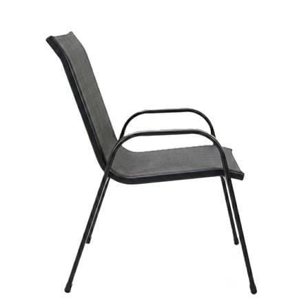 OKR MESH PATIO CHAIR BLACK (2 CHAIR/1EA)