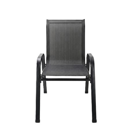 OKR MESH PATIO CHAIR BLACK (2 CHAIR/1EA)