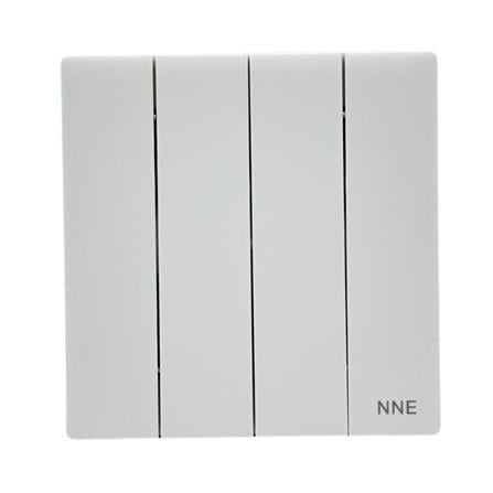 16A 250V 4 GANG 1 WAY SWITCH 3041 WHITE NNE