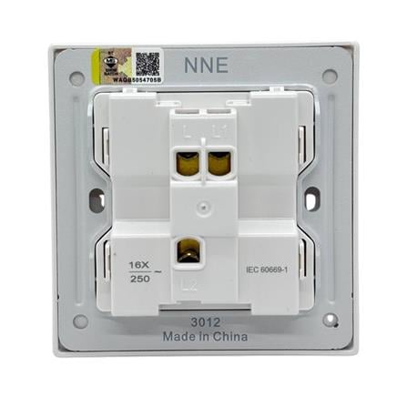 16A 250V 1 GANG 2 WAY SWITCH 3012 WHITE NNE