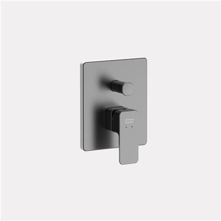 AMERICAN STANDARD ACACIA EVOLUTION CONCEALED BATH & SHOWER MIXER WITH UNIVERSAL INSTALLATION BOX FFAS1321-608AL0BF0 + FFAS0625-000990BF0 HARD GRAPHITE