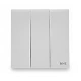 16A 250V 3 GANG 1 WAY SWITCH 3031 WHITE NNE