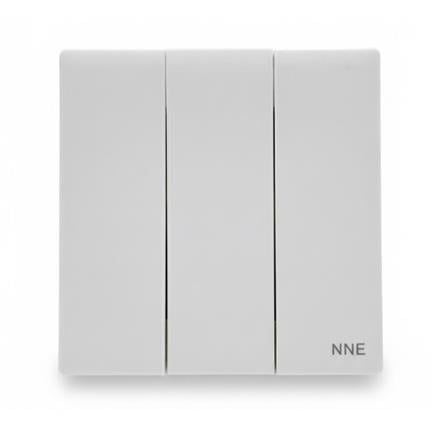 16A 250V 3 GANG 1 WAY SWITCH 3031 WHITE NNE